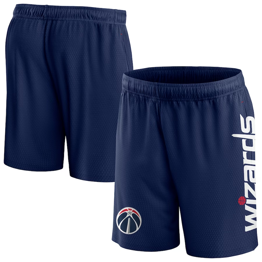 2024 Men NBA Washington Wizards blue shorts-0